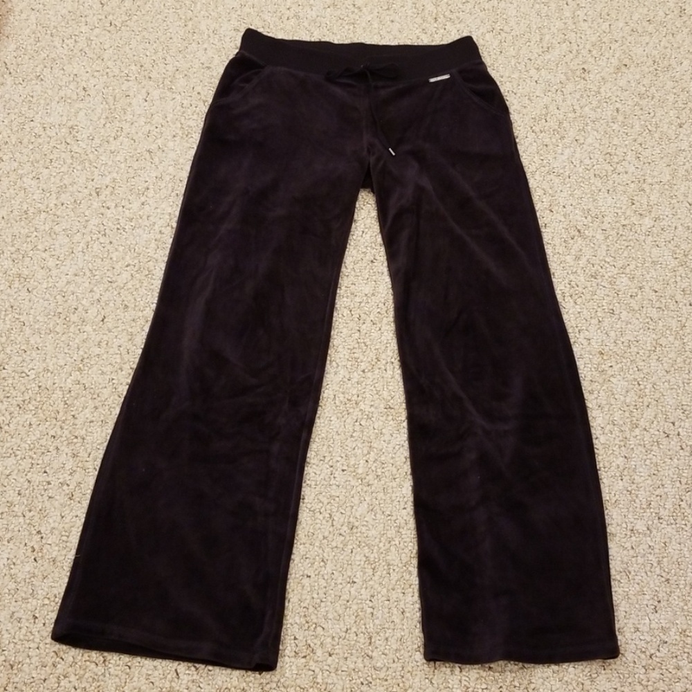 MICHAEL Michael Kors Black Velour Sz S Sweatpants